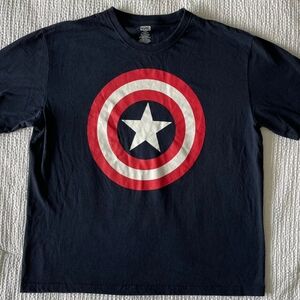Captain America T-shirt Navy Blue (New)